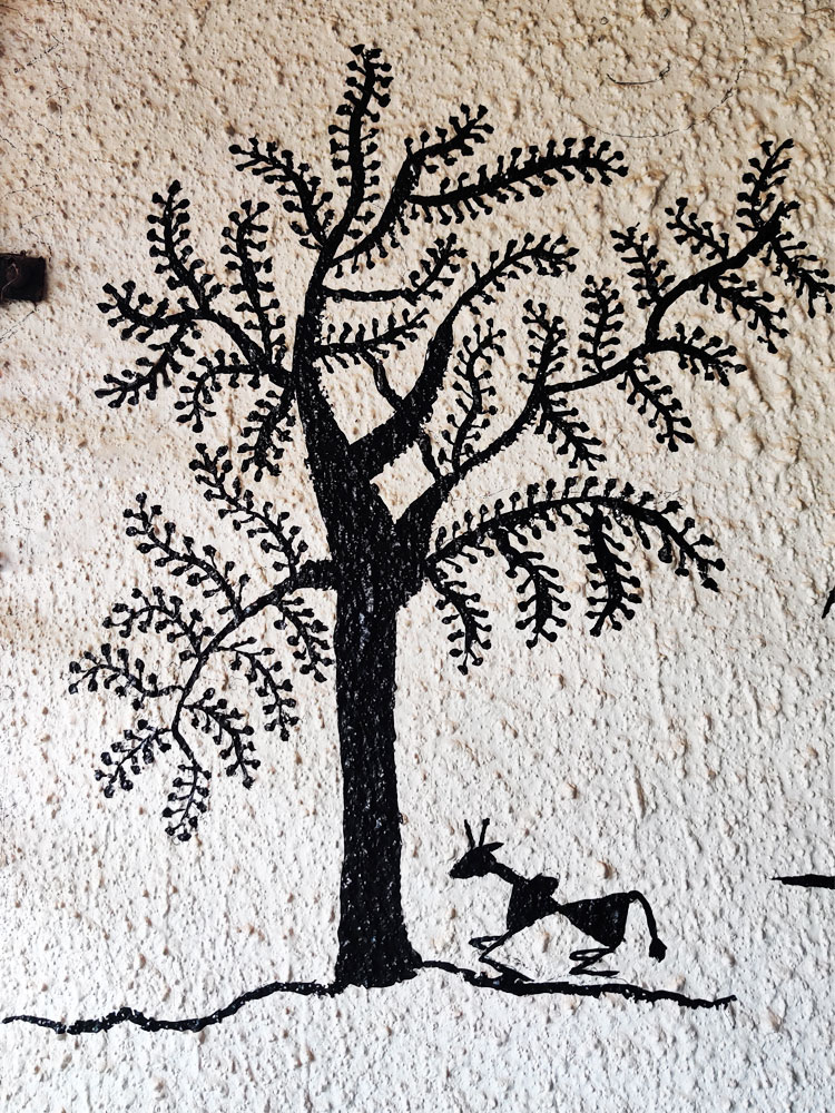 Target Publications Warli Painting for Wall | Tribal Village Photo Frame |  Handmade Painting | Tribal Art Pen Sketch Drawing | Portrait Painting for  Wall, Living Room, Bedroom, Office, Home | 13