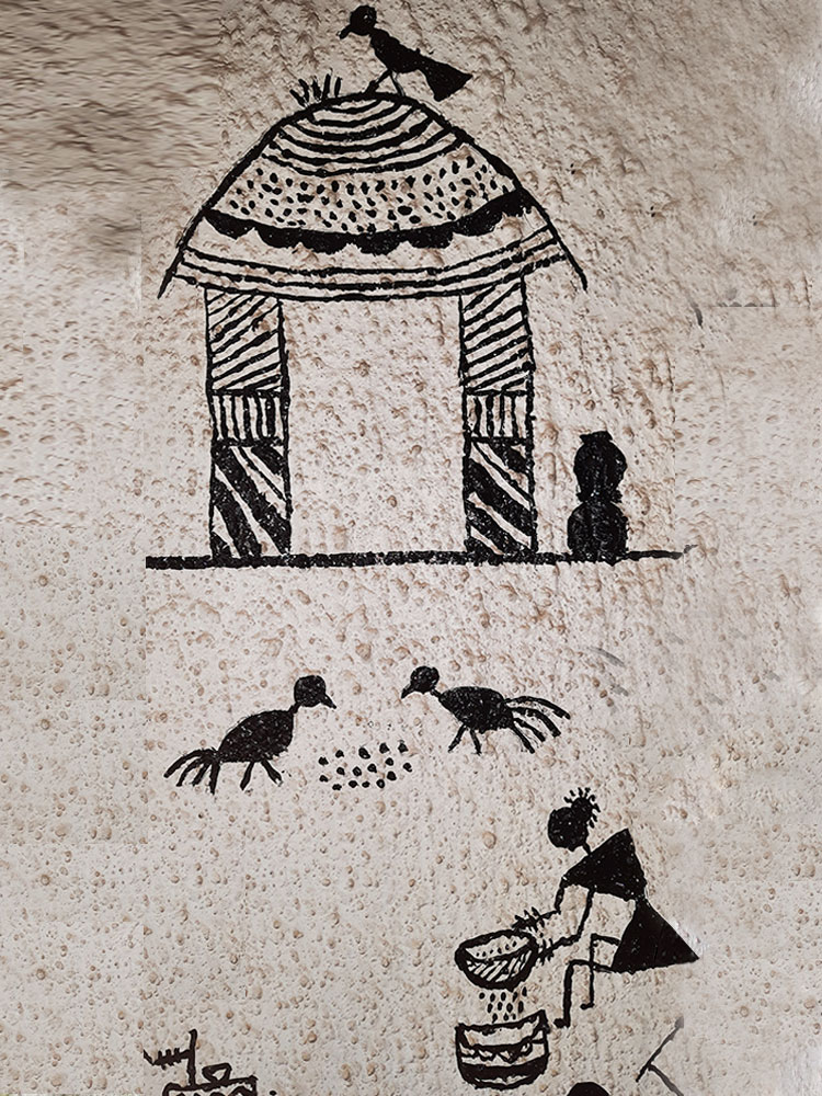 Warli painting - Traditional Art from India 