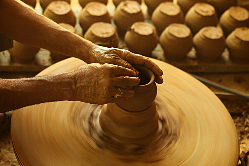 Clay Pot Making Process