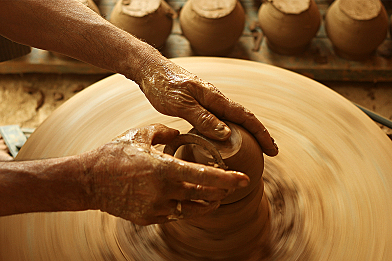 D'source Making Process Pottery Making Kangra, Himachal Pradesh D'Source Digital Online