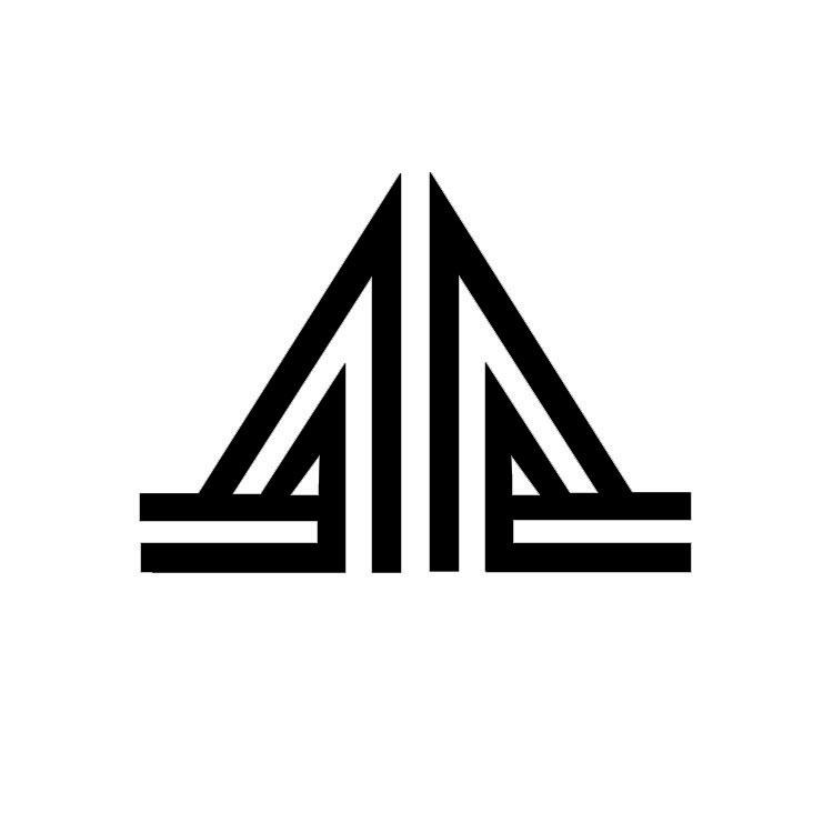 Letter s logo design black and white Royalty Free Vector