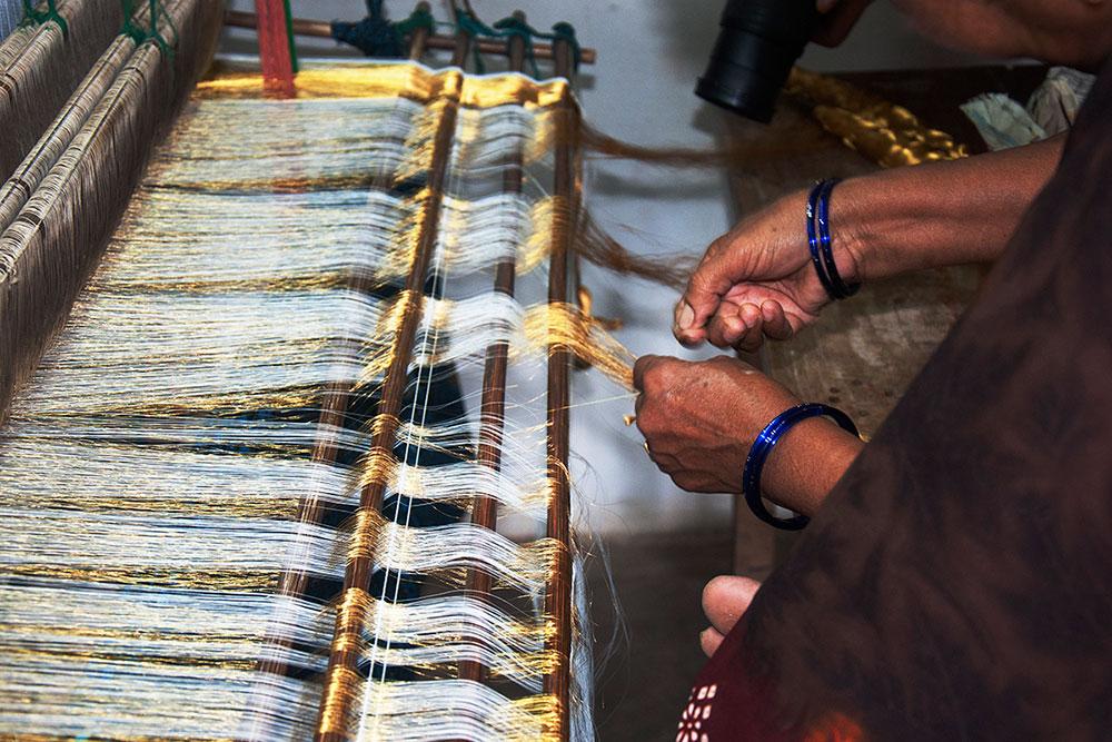 D'source Making Process Saree Weaving Thrissur, Kerala D'Source