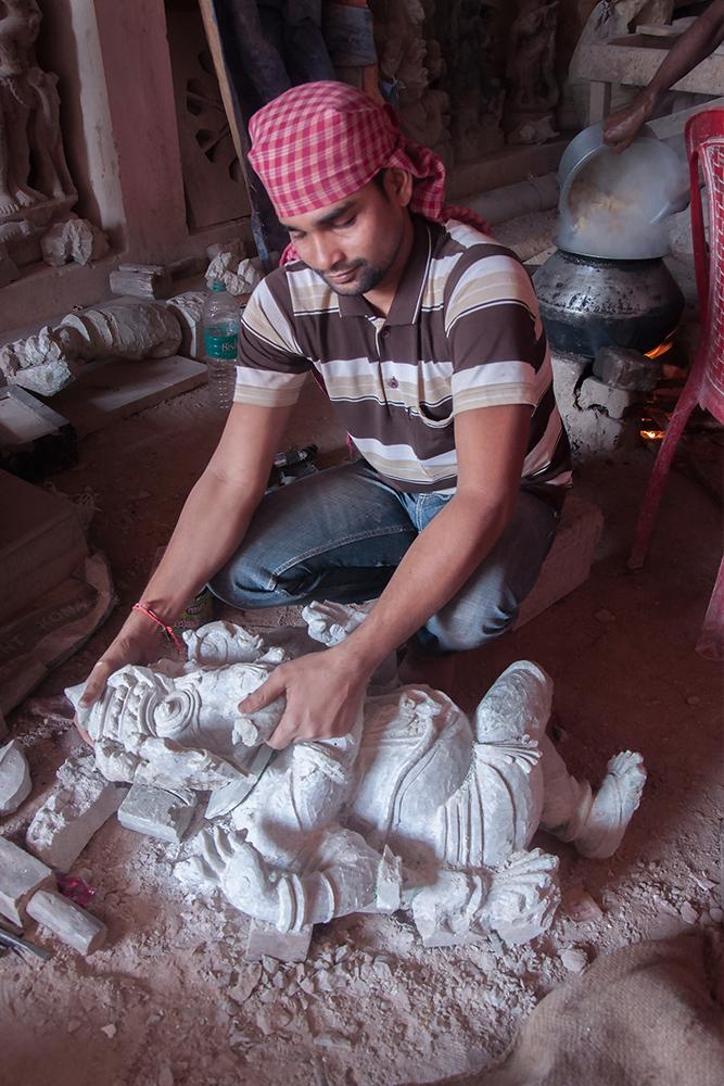 D'source Making Process Stone Carving Bhubaneswar, Orissa D