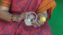 Tribal Lady Bottle Craft - Nagpur, Maharashtra - Part 1